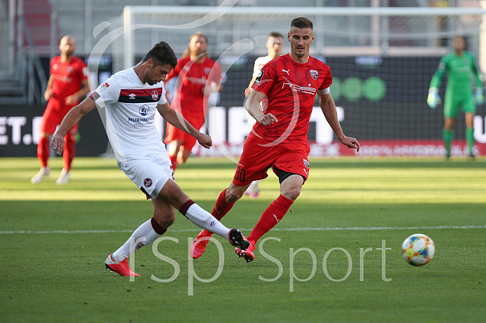 Fussball - 3. Bundesliga - Ingolstadt - Saison 2019/2020 - FC Ingolstadt 04 - 1. FC Nürnberg - Relegation Rückspiel - 11.07.2020 -  Foto: Ralf Lüger/rsp-sport.de