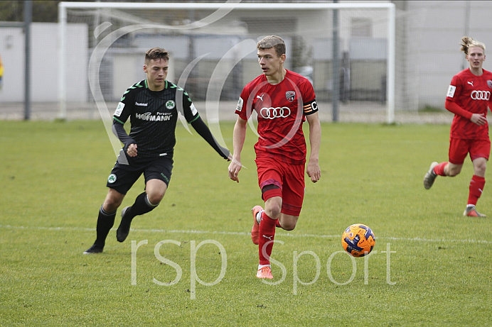 Fussball - A-Junioren Bundesliga - Ingolstadt - Saison 2019/2020 - FC Ingolstadt 04 - Greuther Fürth - 09.11.2019 -  Foto: Ralf Lüger