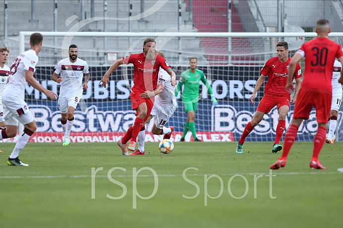 Fussball - 3. Bundesliga - Ingolstadt - Saison 2019/2020 - FC Ingolstadt 04 - 1. FC Nürnberg - Relegation Rückspiel - 11.07.2020 -  Foto: Ralf Lüger/rsp-sport.de