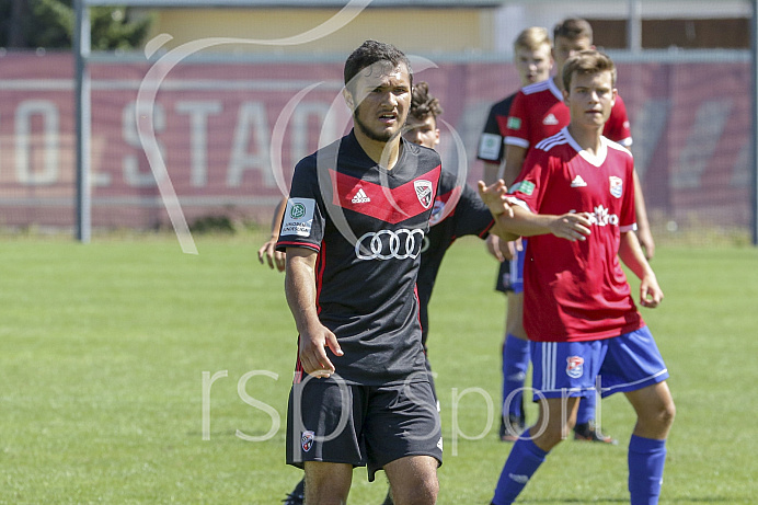 Fussball - B-Junioren Bundesliga - Ingolstadt - Saison 2018/2019 - FC Ingolstadt 04 - SpVgg Unterhaching - 12.08.2018 -  Foto: Ralf L