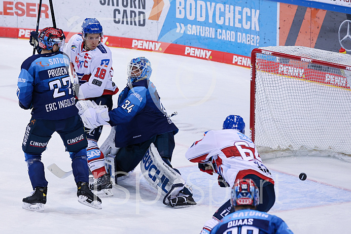 Eishockey - Herren - DEL - Saison 2020/2021 -   ERC Ingolstadt - Adler Mannheim - Foto: Ralf Lüger