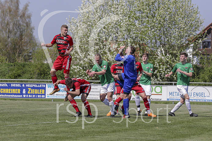 Fussball, Bayernliga, A-Junioren - Saison 2017/2018 - FC Ingolstadt 04 - FC Schweinfurt 05 - 21.4.2018