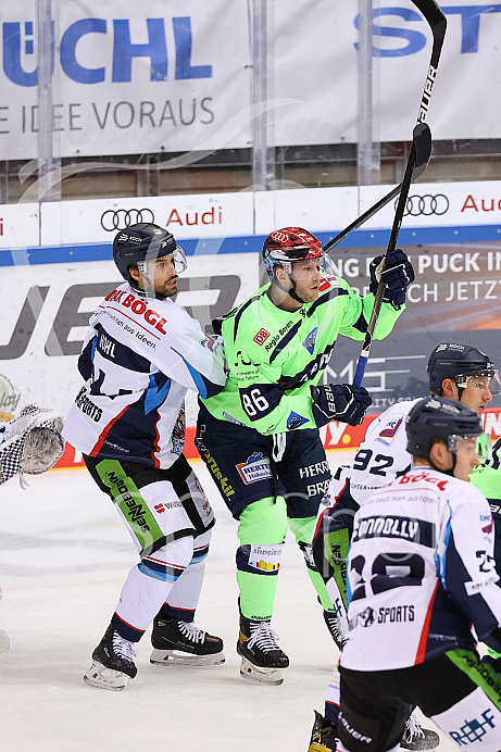 Eishockey - Herren - DEL - Saison 2020/2021 -   ERC Ingolstadt - Straubing Tigers - Foto: Ralf Lüger