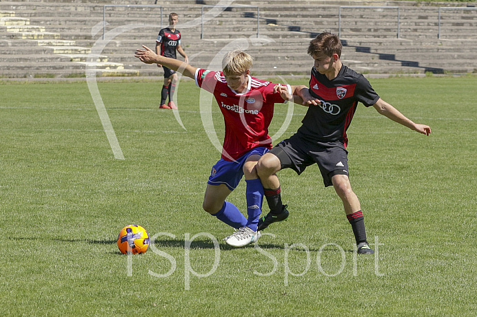 Fussball - B-Junioren Bundesliga - Ingolstadt - Saison 2018/2019 - FC Ingolstadt 04 - SpVgg Unterhaching - 12.08.2018 -  Foto: Ralf L