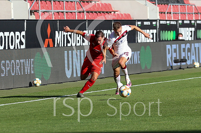Fussball - 3. Bundesliga - Ingolstadt - Saison 2019/2020 - FC Ingolstadt 04 - 1. FC Nürnberg - Relegation Rückspiel - 11.07.2020 -  Foto: Ralf Lüger/rsp-sport.de