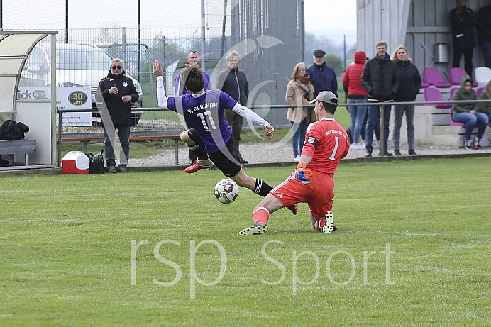 Fussball - Herren - Kreisklasse - Saison 2018/2019 - SV Grasheim - BSV Berg im Gau - 14.04.2019 -  Foto: Ralf Lüger/rsp-sport.de