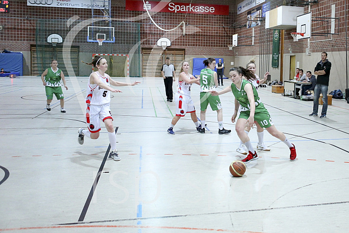 Frauen Basketball Bayernliga BYLDS - Saison 2017/2018 - MSG Ingolstadt/Etting - SSV Schrobenhausen Green Devilds  -  Foto: Ralf Lüger