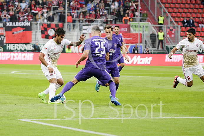 Fussball, 2. Bundesliga, Saison 2017/2018, FC Ingolstadt - Erzgebirge Aue