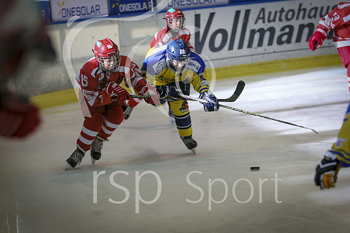 Eishockey, Knaben, Landesliga, Saison 2018/2019, Spiel 3, 14.10.2018, EC Pfaffenhofen - EV Landshut, Foto: Ralf L