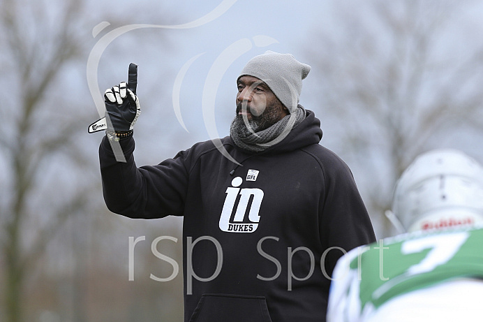 Football, GFL1, Saison 2019,  Vorbereitungs-Camp Ingolstadt Dukes vs. Landsberg X-Press, 16.03.2019