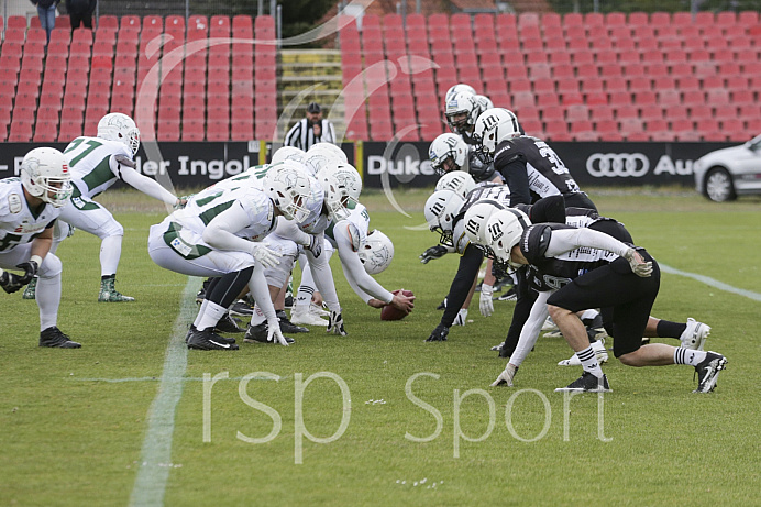 Football, GFL1, Saison 2019, Ingolstadt Dukes - Schwäbisch Hall - Spiel 1l - 04.05.2019