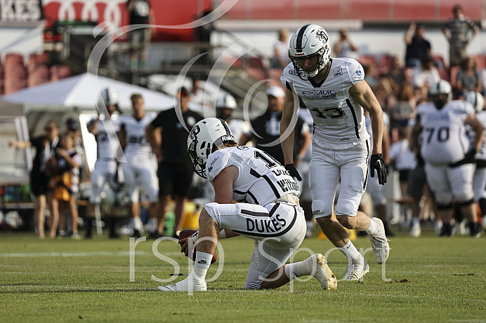 Football, GFL2, Saison 2022, Ingolstadt Dukes - Fursty Razorbacks - 23.07.2022 Football, GFL2, Saison 2022, Ingolstadt Dukes - Fursty Razorbacks - 23.07.2022
