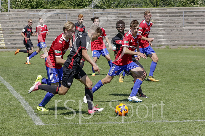 Fussball - B-Junioren Bundesliga - Ingolstadt - Saison 2018/2019 - FC Ingolstadt 04 - SpVgg Unterhaching - 12.08.2018 -  Foto: Ralf L