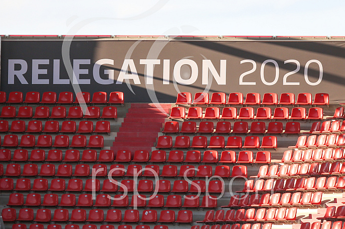 Fussball - 3. Bundesliga - Ingolstadt - Saison 2019/2020 - FC Ingolstadt 04 - 1. FC Nürnberg - Relegation Rückspiel - 11.07.2020 -  Foto: Ralf Lüger/rsp-sport.de