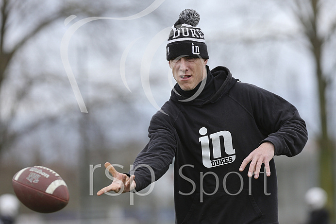 Football, GFL1, Saison 2019,  Vorbereitungs-Camp Ingolstadt Dukes vs. Landsberg X-Press, 16.03.2019