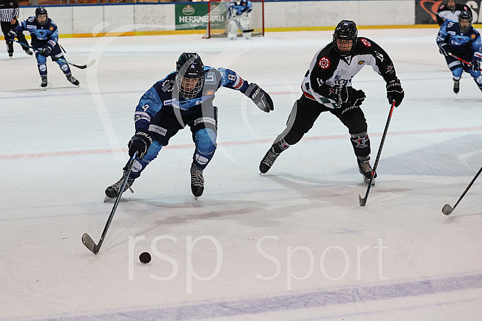Eishockey - Nachwuchs U17 - Schüler Bundesliga - Punktspiel - Saison 2021/2022 - Starbulls Rosenheim -  ERC Ingolstadt - Foto: Ralf Lüger