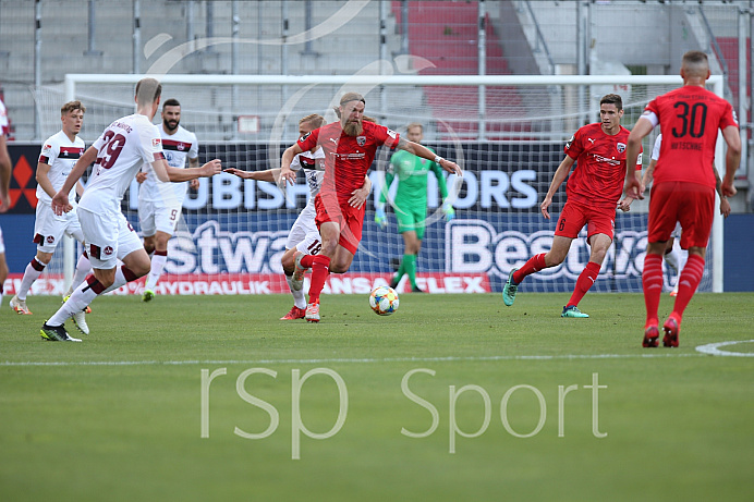 Fussball - 3. Bundesliga - Ingolstadt - Saison 2019/2020 - FC Ingolstadt 04 - 1. FC Nürnberg - Relegation Rückspiel - 11.07.2020 -  Foto: Ralf Lüger/rsp-sport.de