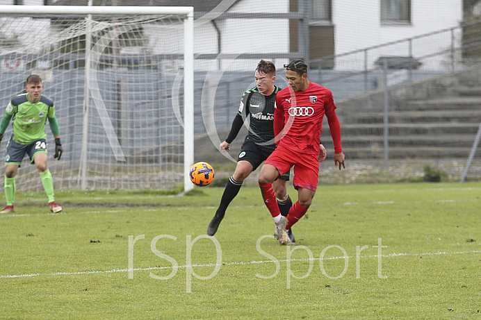 Fussball - A-Junioren Bundesliga - Ingolstadt - Saison 2019/2020 - FC Ingolstadt 04 - Greuther Fürth - 09.11.2019 -  Foto: Ralf Lüger