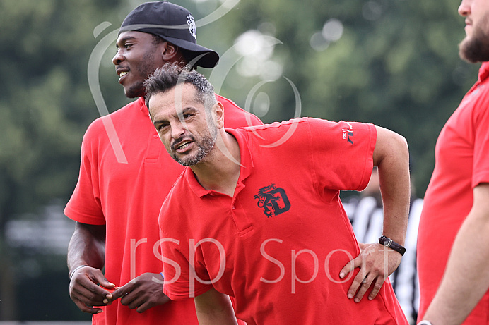 Football, Testspiel, Saison 2021, Ingolstadt Dukes - Augsburg Storms - 24.07.2021 Football, Testspiel, Saison 2021, Ingolstadt Dukes - Augsburg Storms - 24.07.2021