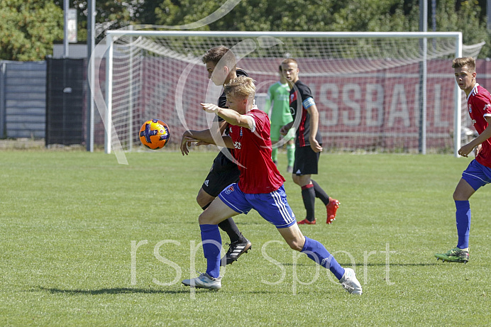 Fussball - B-Junioren Bundesliga - Ingolstadt - Saison 2018/2019 - FC Ingolstadt 04 - SpVgg Unterhaching - 12.08.2018 -  Foto: Ralf L