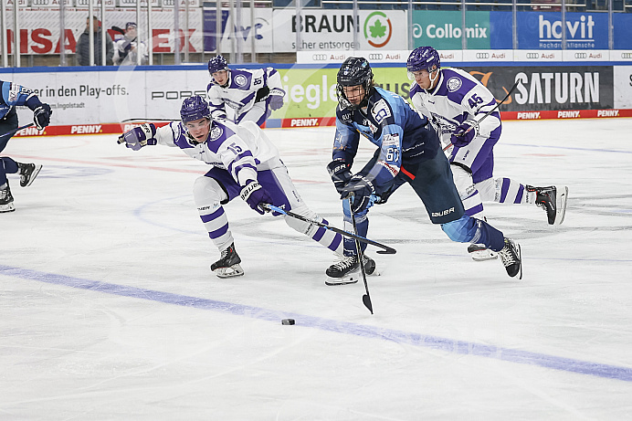 DNL - Eishockey - Saison 2023/2024  - Tespspiel - ERC Ingolstadt - Budapest - Foto: Ralf Lüger
