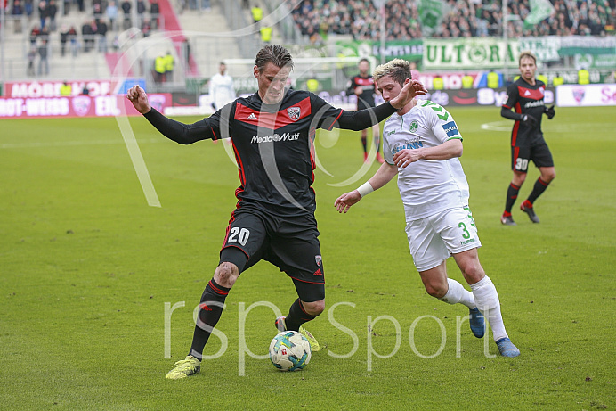 Fussball, 2. Bundesliga, Saison 2017/2018, 3.2.2018, FC Ingolstadt - SpVgg Greuther Fürth
