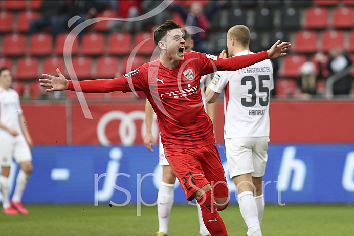 Fussball - 3. Bundesliga - Ingolstadt - Saison 2019/2020 - FC Ingolstadt 04 - M1. FC Kaiserlautern - 01.02.2020 -  Foto: Ralf Lüger