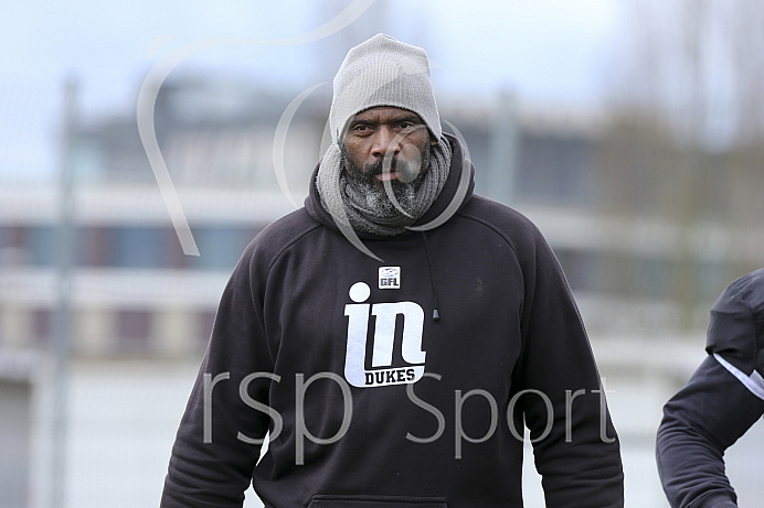 Football, GFL1, Saison 2019,  Vorbereitungs-Camp Ingolstadt Dukes vs. Landsberg X-Press, 16.03.2019