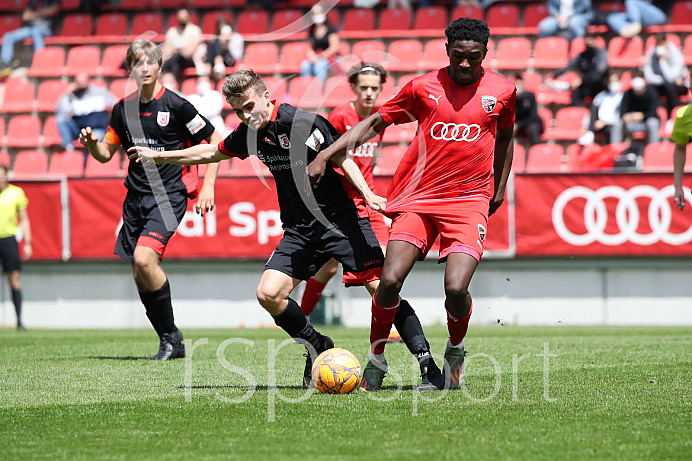 Fussball - B-Junioren - Relegation 2021  - FC Ingolstadt 04 - SSV Jahn Regensburg -  Foto: Ralf Lüger/rsp-sport.de