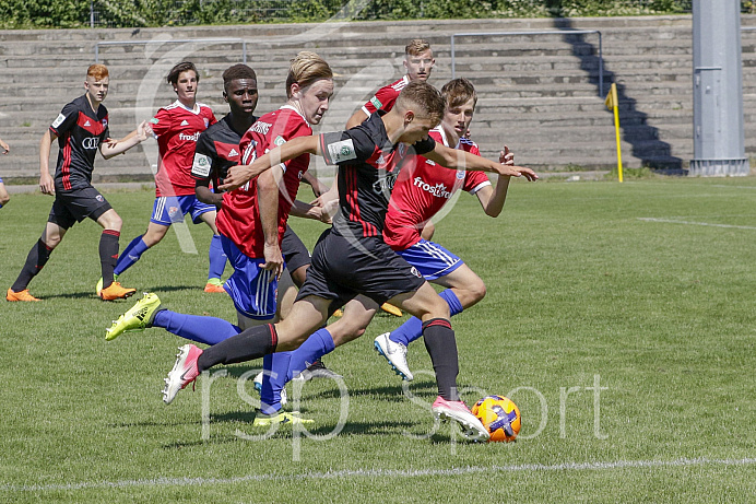 Fussball - B-Junioren Bundesliga - Ingolstadt - Saison 2018/2019 - FC Ingolstadt 04 - SpVgg Unterhaching - 12.08.2018 -  Foto: Ralf L