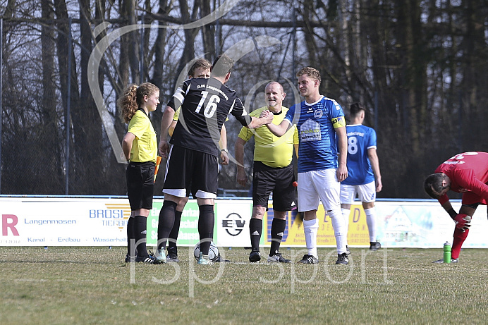 Fussball - Herren - Kreisliga Augsburg- Saison 2018/2019 - DJK Langenmosen - SC Griesbeckerzell - 24.03.2019 -  Foto: Ralf Lüger/rsp-sport.de