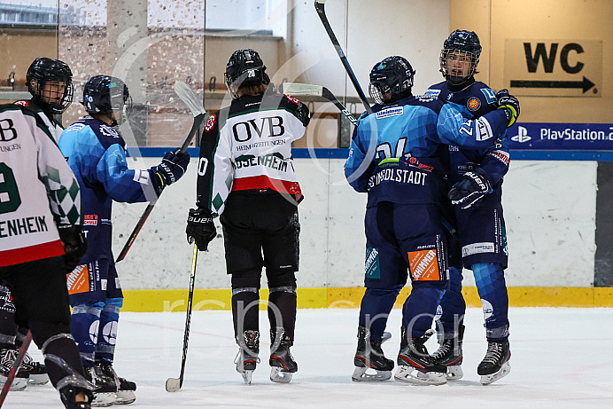 Eishockey - Nachwuchs U17 - Schüler Bundesliga - Punktspiel - Saison 2021/2022 - Starbulls Rosenheim -  ERC Ingolstadt - Foto: Ralf Lüger