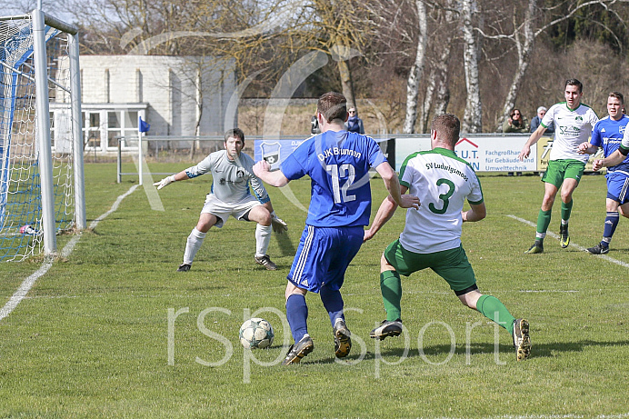Fussball - Herren - B-Klasse  Augsburg - Saison 2017/18 - DJK Brunnen - SV Ludwigsmoos - Foto: Ralf Lüger/rsp-sport.de