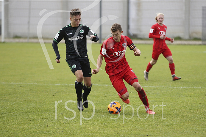 Fussball - A-Junioren Bundesliga - Ingolstadt - Saison 2019/2020 - FC Ingolstadt 04 - Greuther Fürth - 09.11.2019 -  Foto: Ralf Lüger