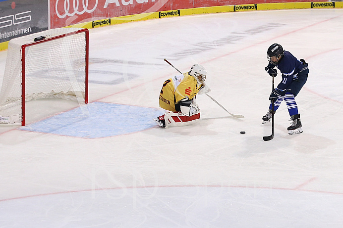 Eishockey - Nachwuchs U15 - Bayernliga - Testspiel - Saison 2020/2021 -  ERC Ingolstadt - Kaufbeuren - Foto: Ralf Lüger