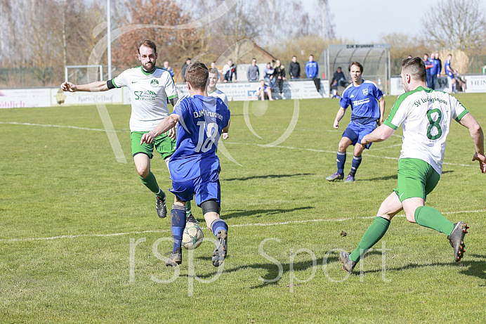 Fussball - Herren - B-Klasse  Augsburg - Saison 2017/18 - DJK Brunnen - SV Ludwigsmoos - Foto: Ralf Lüger/rsp-sport.de