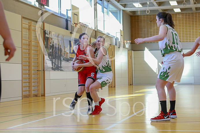 Frauen Basketball Bayernliga BYLDS - Saison 2017/2018 - SSV Schrobenhausen Green Devilds - MSG Ingolstadt/Etting -  Foto: Ralf Lüger