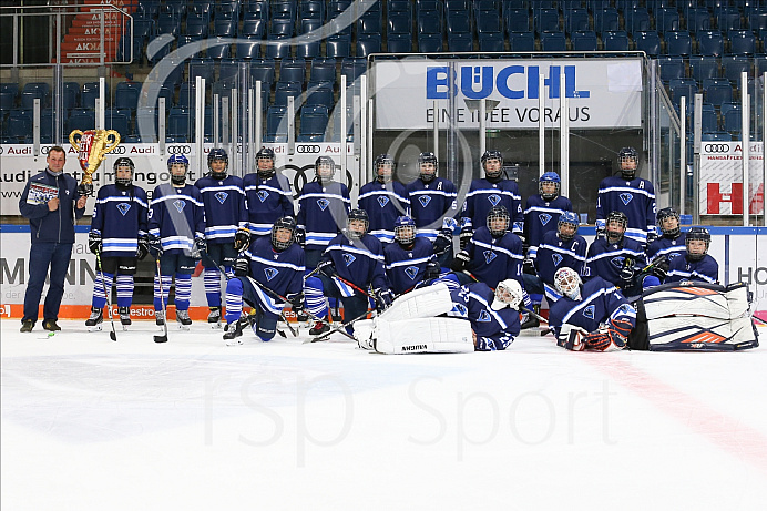 Eishockey - Nachwuchs U15 - Bayernliga - Testspiel - Saison 2020/2021 -  ERC Ingolstadt - Kaufbeuren - Foto: Ralf Lüger