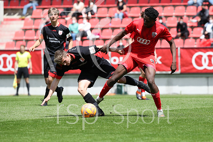Fussball - B-Junioren - Relegation 2021  - FC Ingolstadt 04 - SSV Jahn Regensburg -  Foto: Ralf Lüger/rsp-sport.de