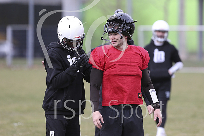 Football, GFL1, Saison 2019, Vorbereitungs-Camp Ingolstadt Dukes vs. Landsberg X-Press, 16.03.2019 Football, GFL1, Saison 2019, Vorbereitungs-Camp Ingolstadt Dukes vs. Landsberg X-Press, 16.03.2019