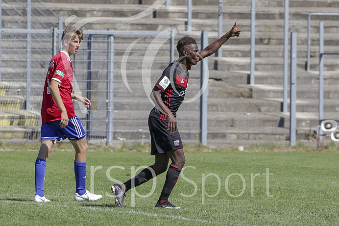 Fussball - B-Junioren Bundesliga - Ingolstadt - Saison 2018/2019 - FC Ingolstadt 04 - SpVgg Unterhaching - 12.08.2018 -  Foto: Ralf L