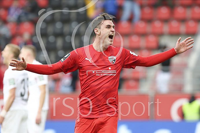 Fussball - 3. Bundesliga - Ingolstadt - Saison 2019/2020 - FC Ingolstadt 04 - M1. FC Kaiserlautern - 01.02.2020 -  Foto: Ralf Lüger