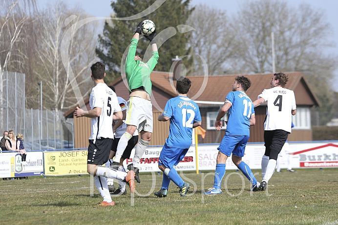 Fussball - Herren - Kreisklasse - Saison 2018/2019 - DJK Langenmosen - SC Ried/Neuburg  - 24.03.2019 -  Foto: Ralf Lüger/rsp-sport.de