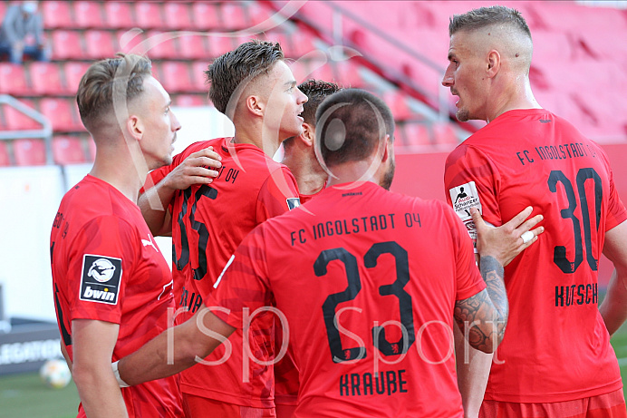 Fussball - 3. Bundesliga - Ingolstadt - Saison 2019/2020 - FC Ingolstadt 04 - 1. FC Nürnberg - Relegation Rückspiel - 11.07.2020 -  Foto: Ralf Lüger/rsp-sport.de