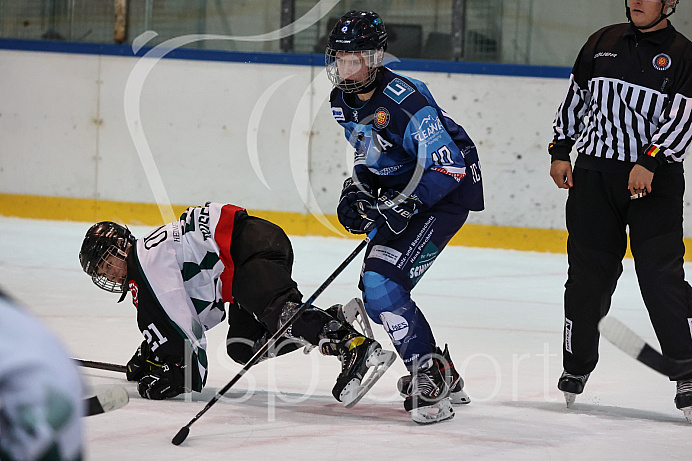 Eishockey - Nachwuchs U17 - Schüler Bundesliga - Punktspiel - Saison 2021/2022 - Starbulls Rosenheim -  ERC Ingolstadt - Foto: Ralf Lüger