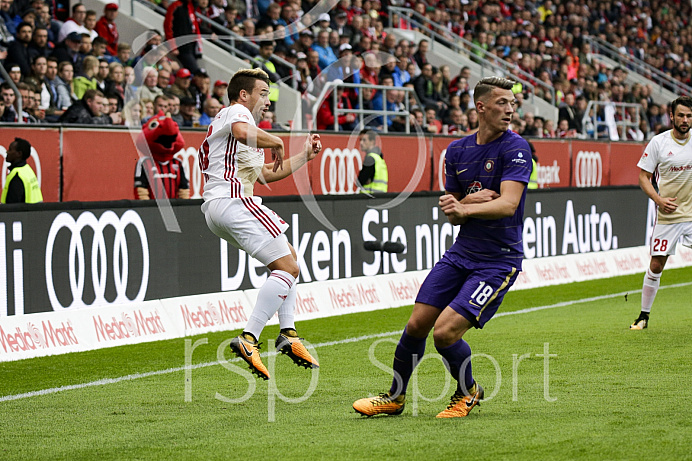 Fussball, 2. Bundesliga, Saison 2017/2018, FC Ingolstadt - Erzgebirge Aue