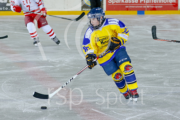 Eishockey, Knaben, Landesliga, Saison 2018/2019, Spiel 2, 06.10.2018, EC Pfaffenhofen - EV Landshut, Foto: Ralf L