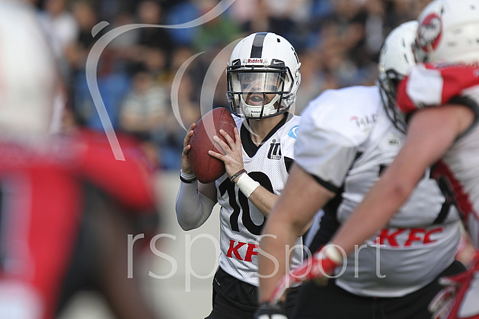 Football, GFL1, Saison 2018,  Stuttgart Scorpions - Ingolstadt Dukes, 28.04.2018