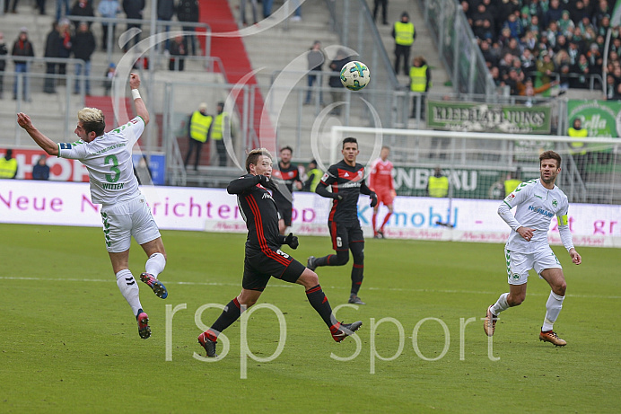 Fussball, 2. Bundesliga, Saison 2017/2018, 3.2.2018, FC Ingolstadt - SpVgg Greuther Fürth