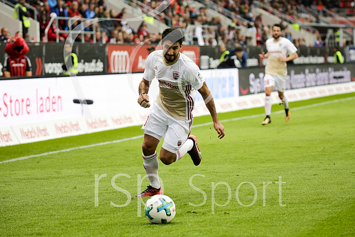 Fussball, 2. Bundesliga, Saison 2017/2018, FC Ingolstadt - Erzgebirge Aue